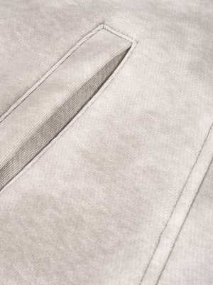 Dirty Washed Zip-Up Fleece Hoodie