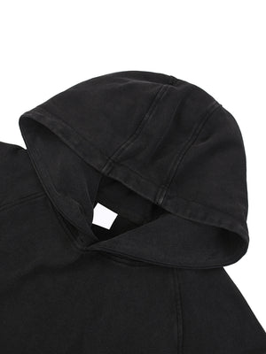 Snow Washed Sleeveless Hoodie
