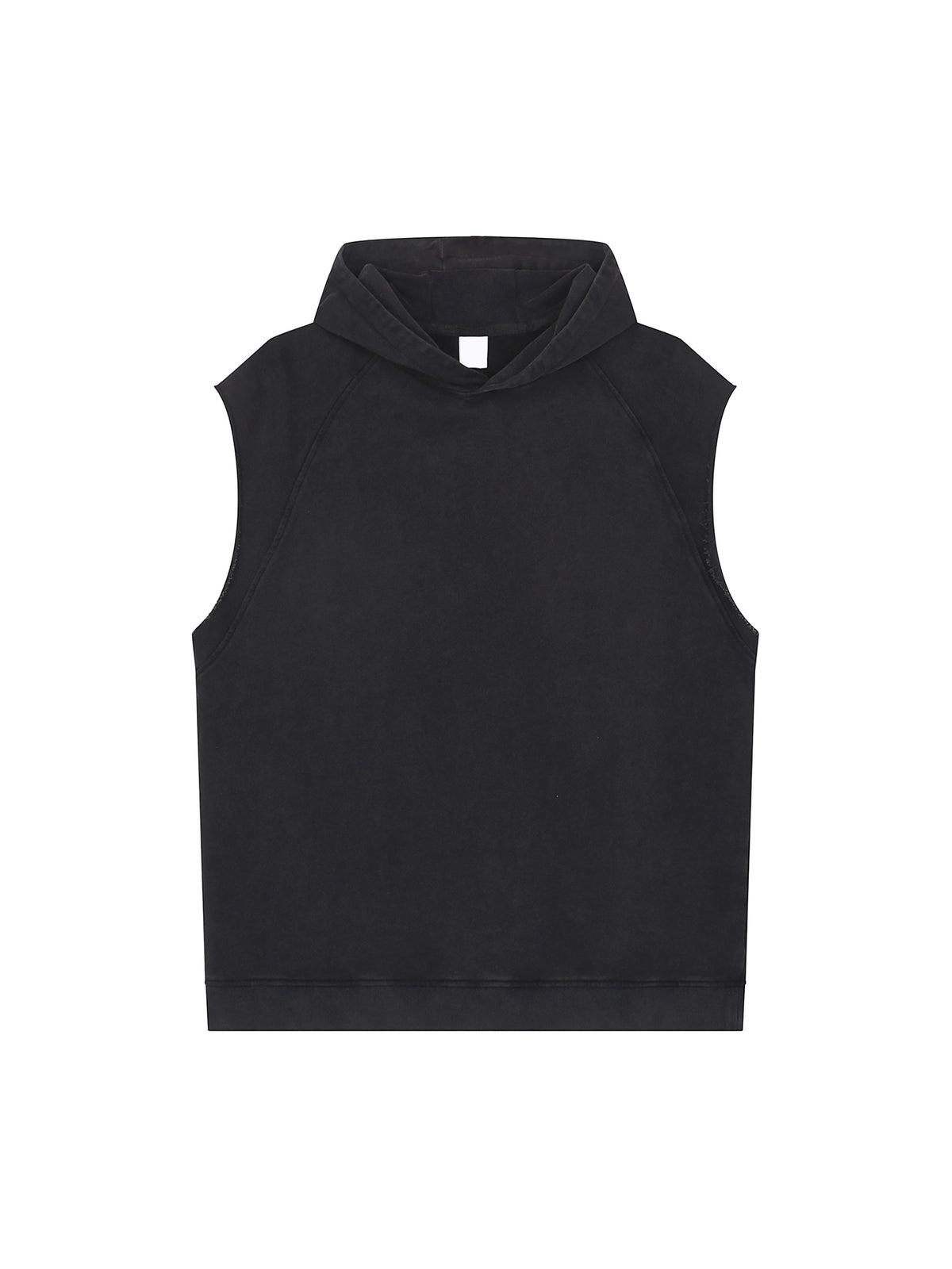 Snow Washed Sleeveless Hoodie