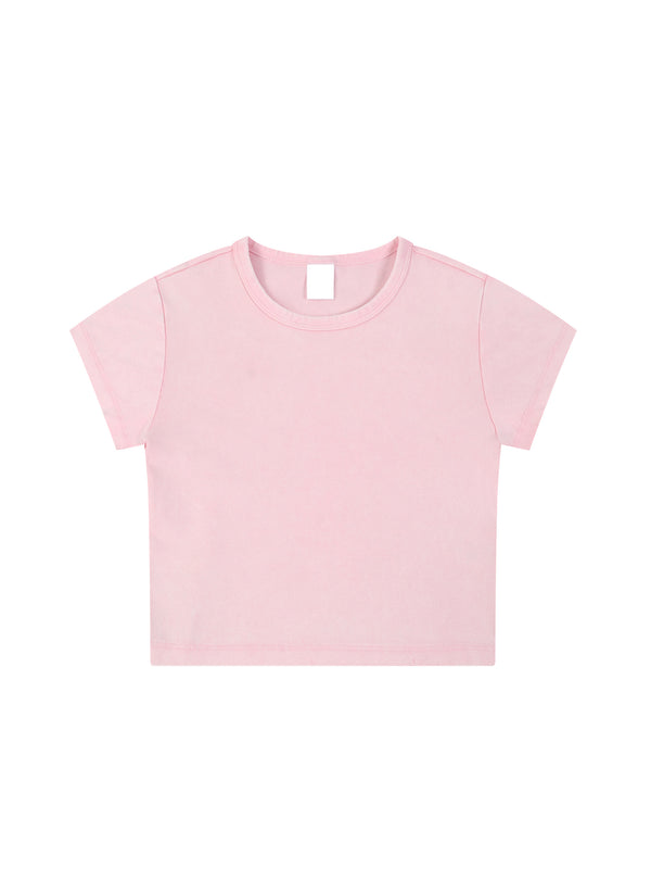 Snow Washed Crop Top