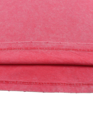 Snow Washed Frayed Edge T-Shirt