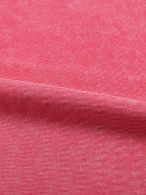 Snow Washed Frayed Edge T-Shirt