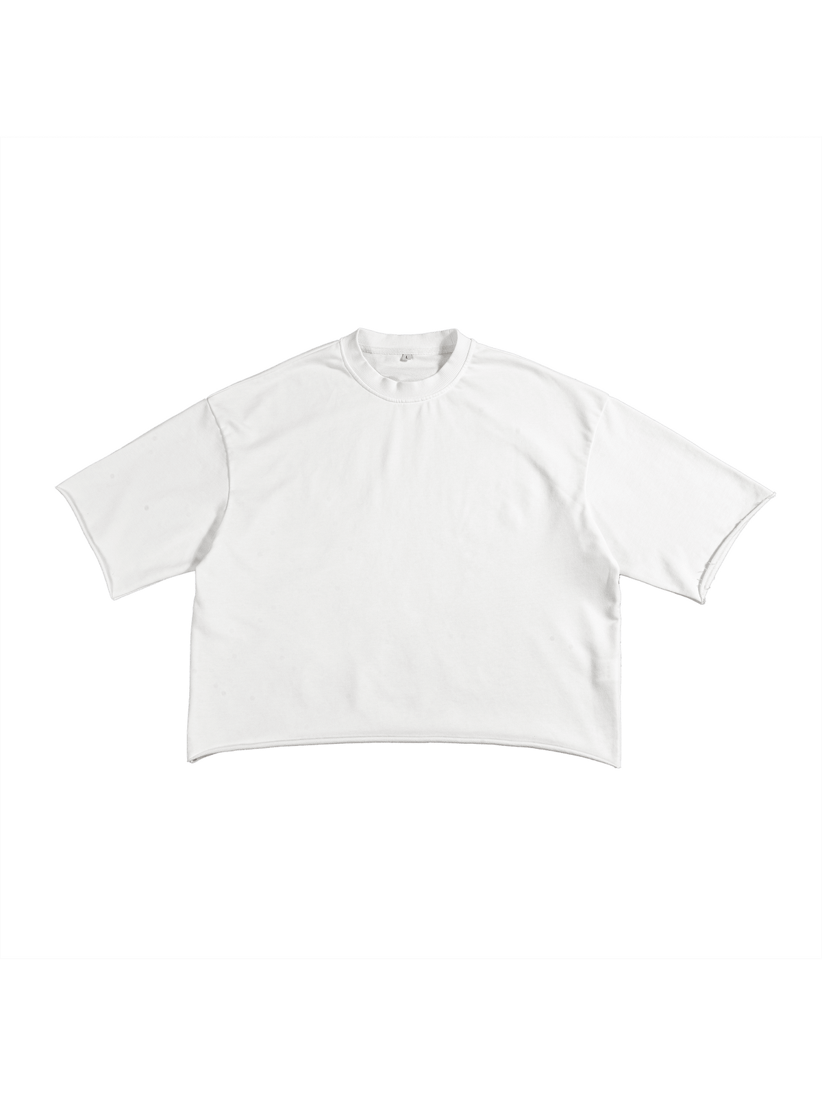 French Terry Raw Edge T-Shirt