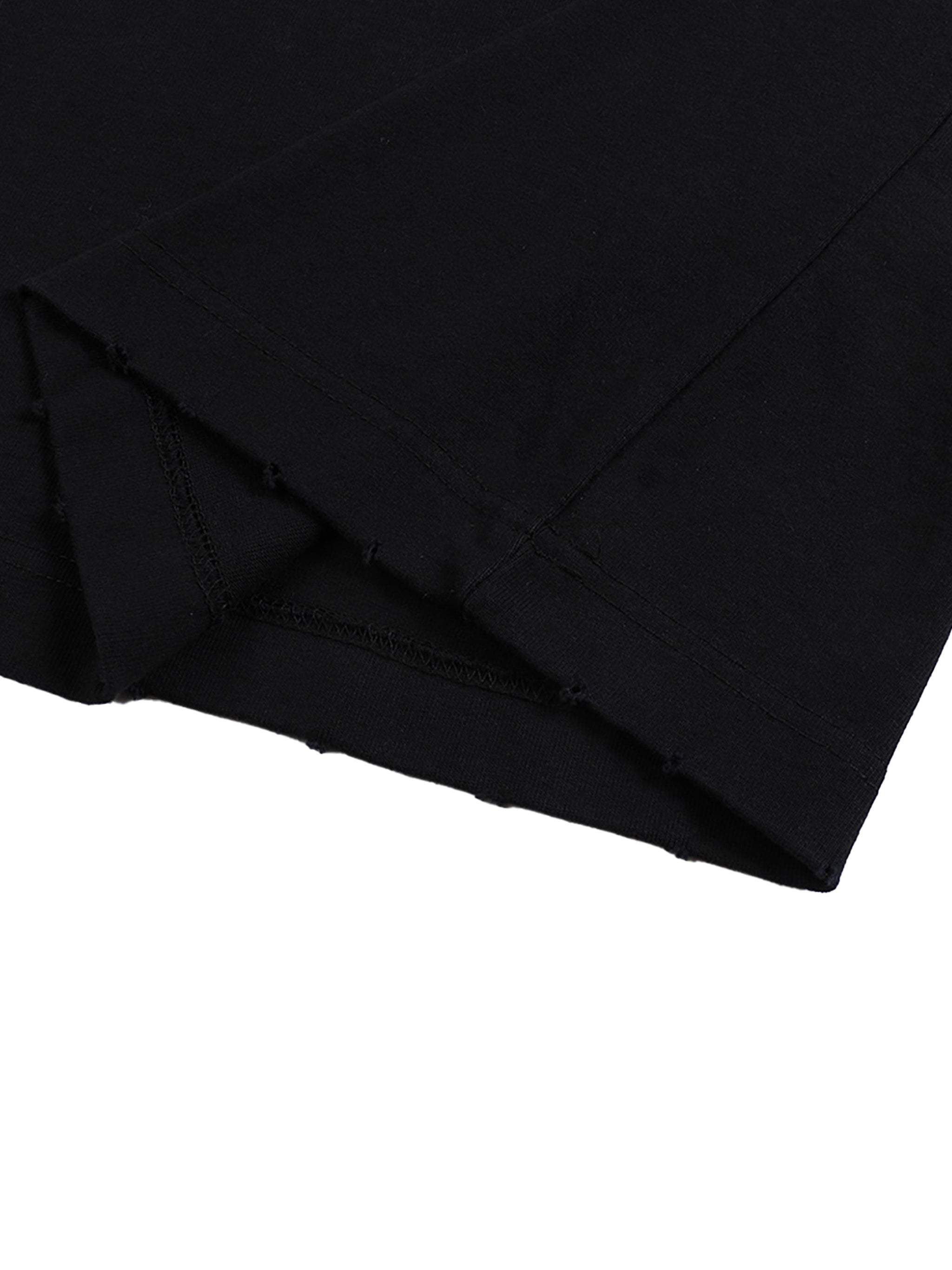 Heavyweight Hand-frayed T-Shirt