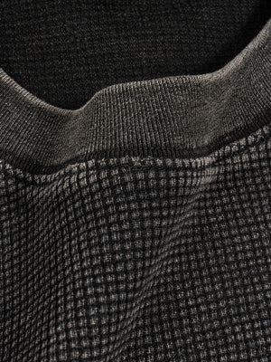 Textured Waffle Washed Boxy T-Shirt