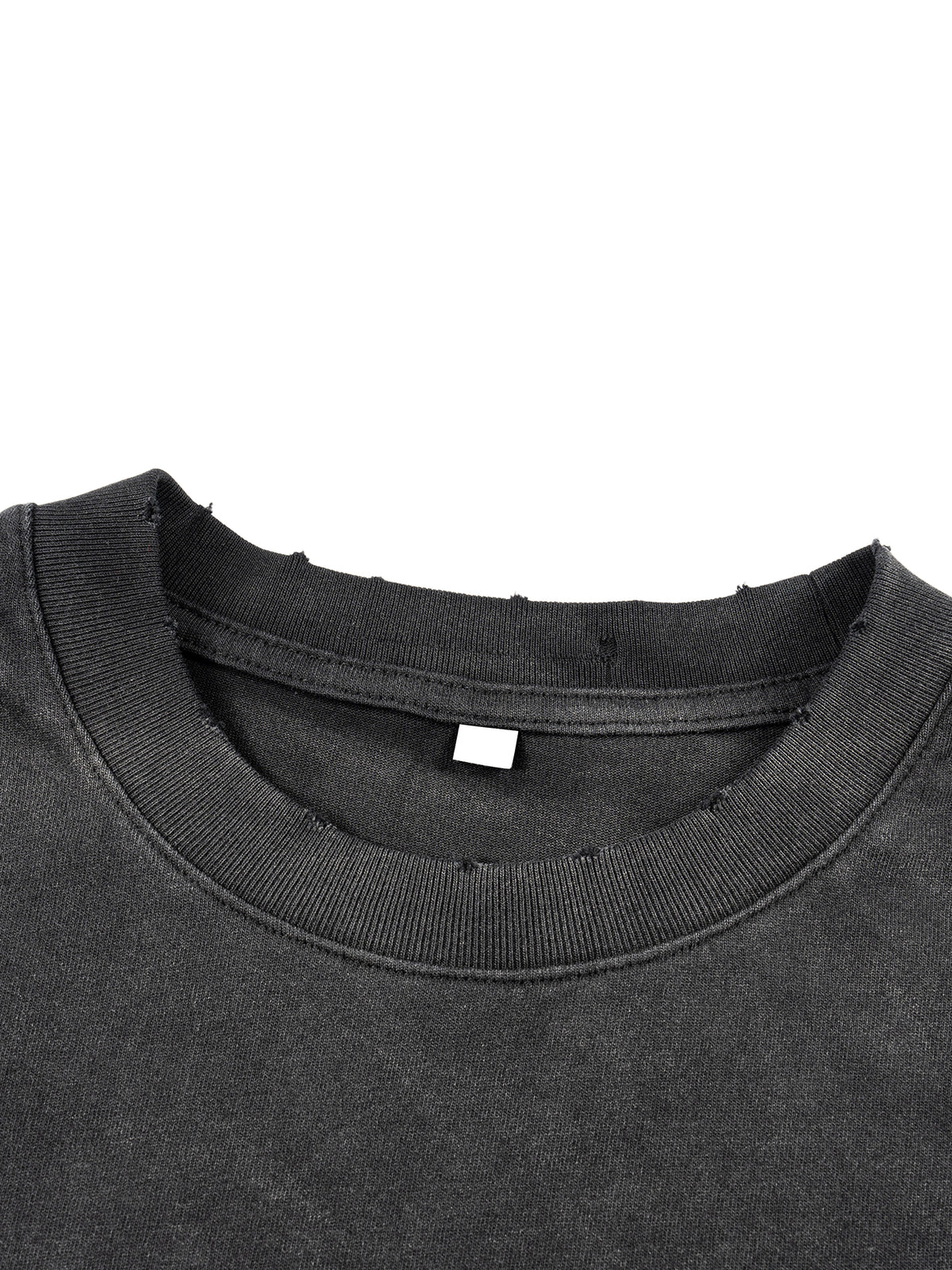 Sunfade Hand-Frayed Faux Two-Piece T-Shirt