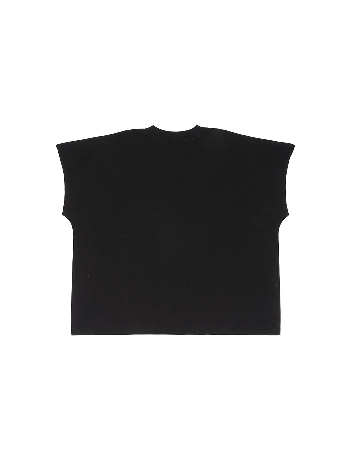 Raw Edge Boxy Non-Shrink T-Shirt