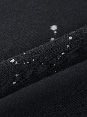 Hand-Frayed Sunfade Paint Splatter T-Shirt