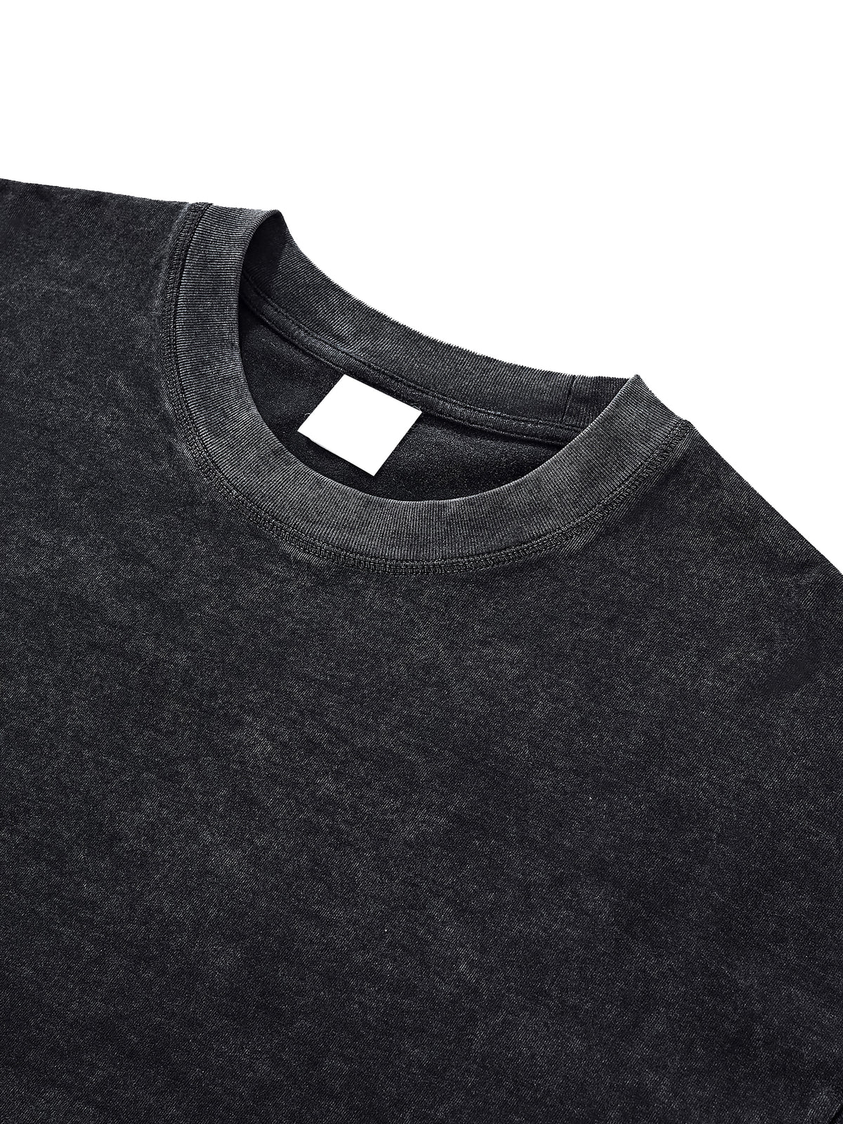 Raw Edge Snow Washed Boxy T-Shirt