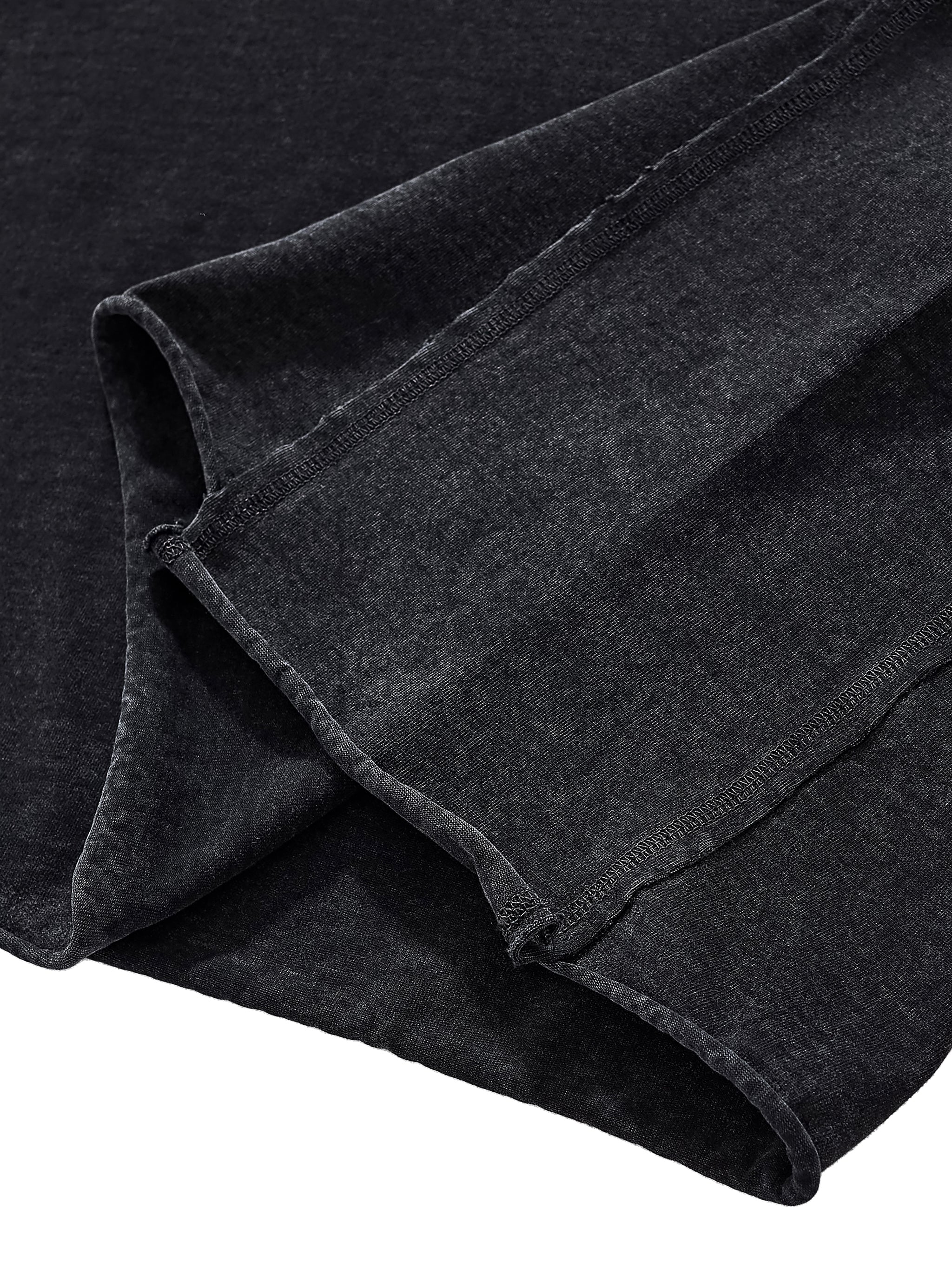 Raw Edge Snow Washed Boxy T-Shirt