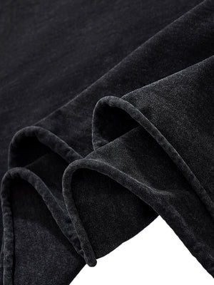 Raw Edge Snow Washed Boxy T-Shirt