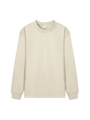 Essential Non-Shrink Mock Neck Sweatshirt
