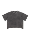 Raw Edge Snow Washed Boxy T-Shirt