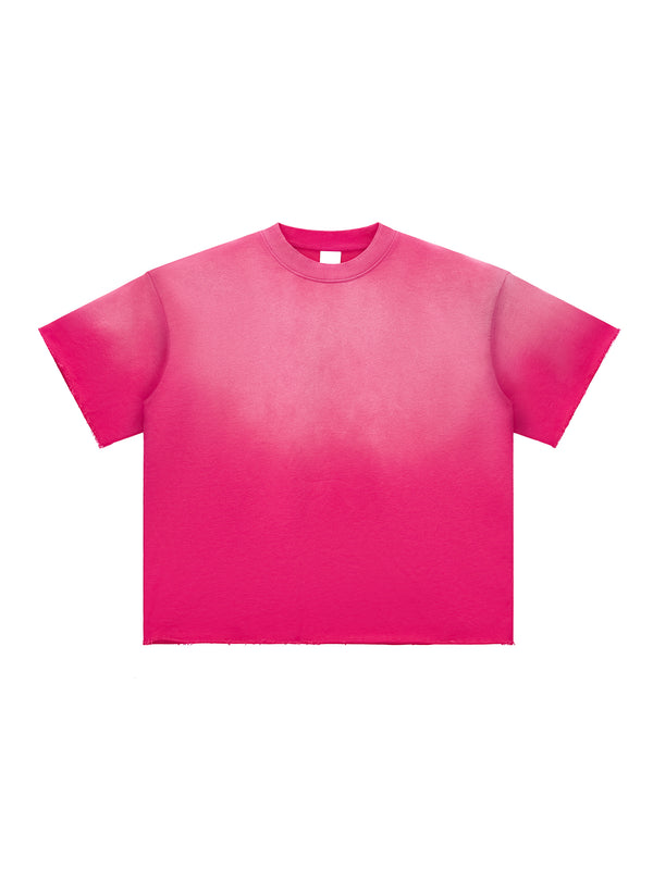 Sun Fade Raw Edge T-Shirt