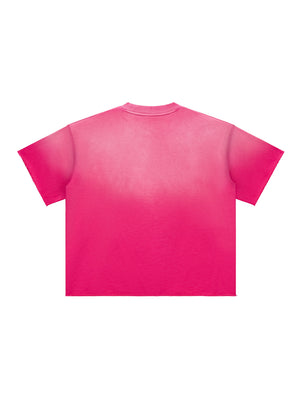 Sun Fade Raw Edge T-Shirt