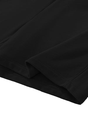 Sun Fade Raw Edge Cotton Shorts