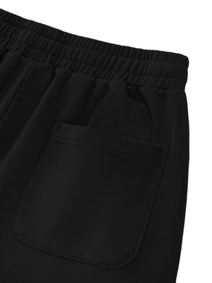 Sun Fade Raw Edge Cotton Shorts