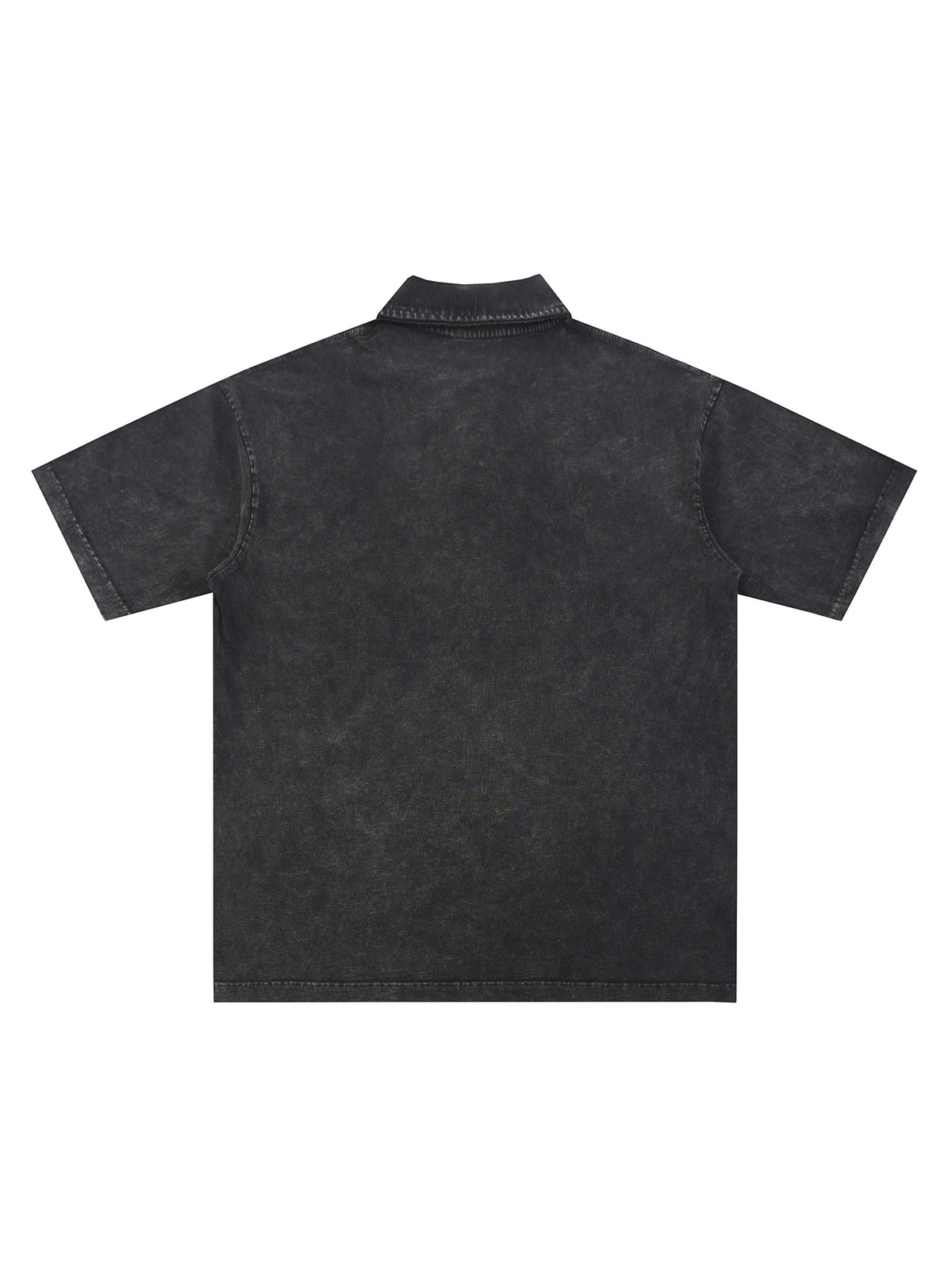 Heavyweight Snow-Washed Polo T-Shirt
