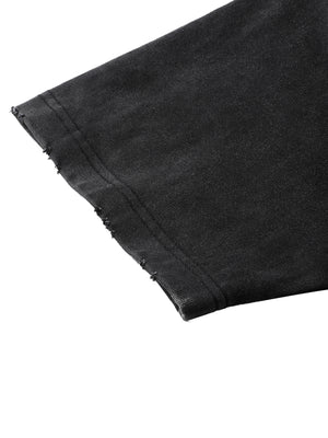 Heavyweight Vintage Washed Frayed T-Shirt