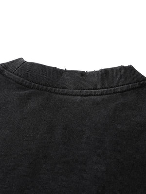 Heavyweight Vintage Washed Frayed T-Shirt