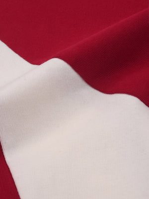 Contrast Panel Cotton T-Shirt