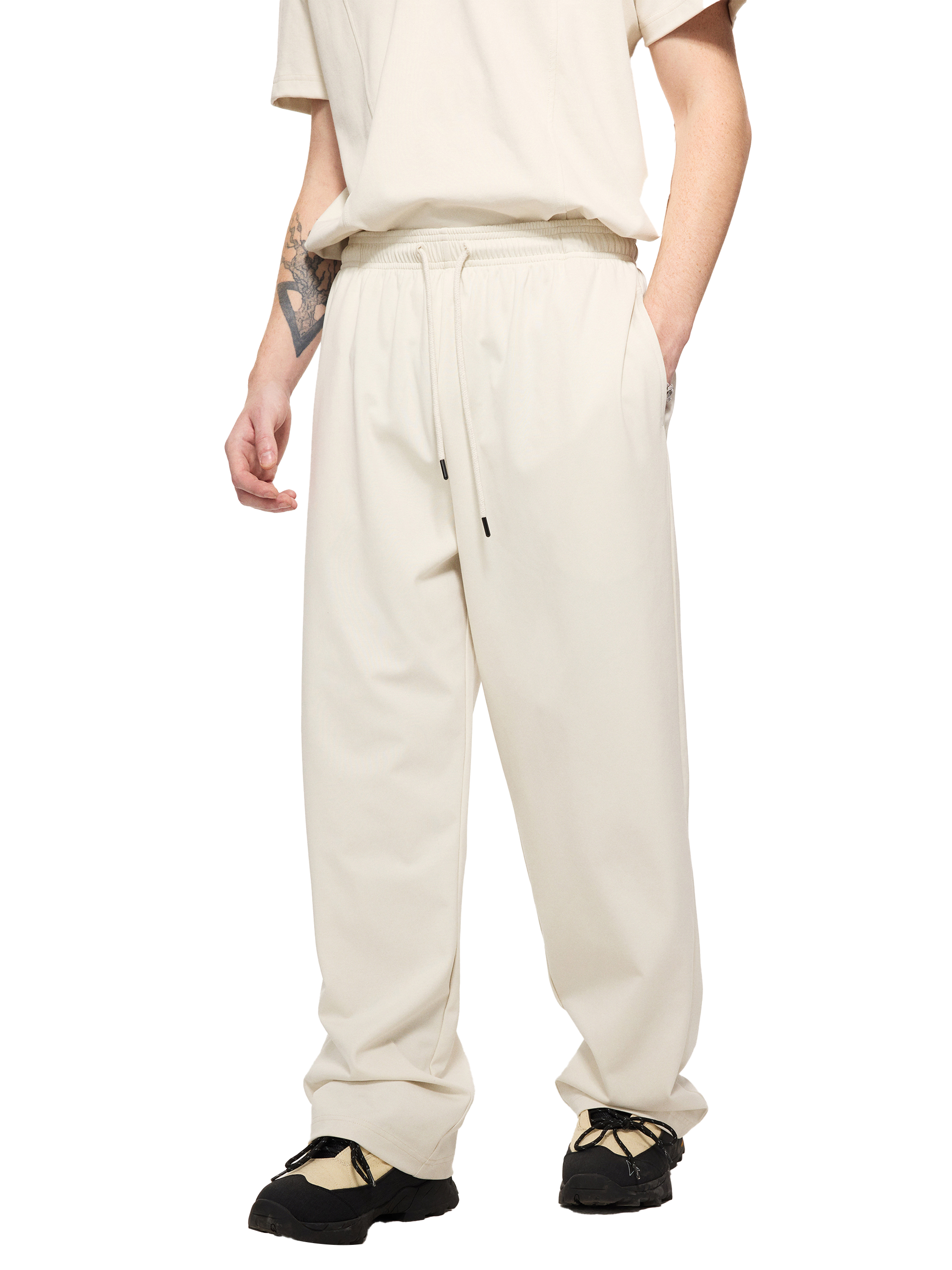 Mesh-Lined Quick-Dry Athletic Leg Pants