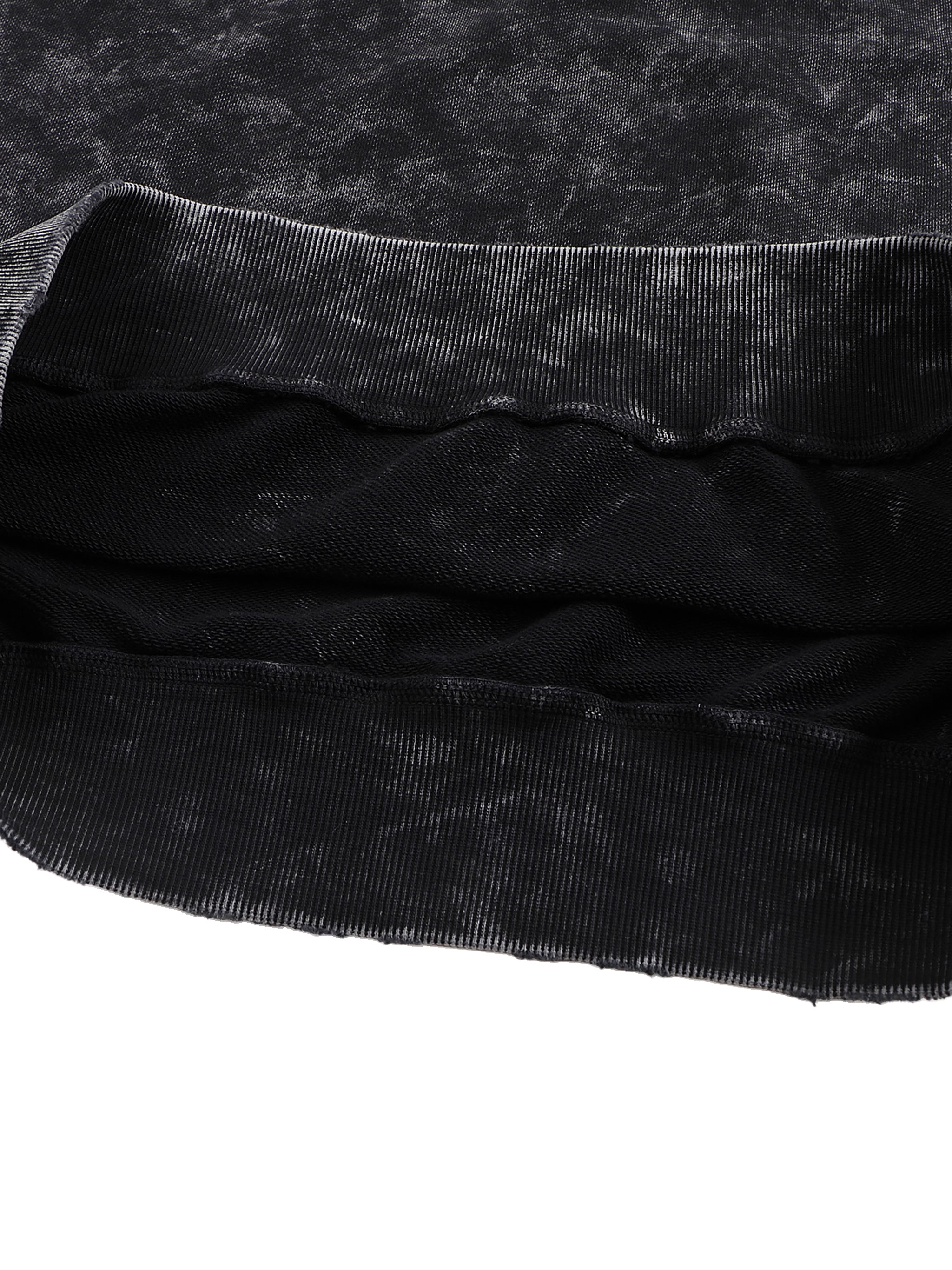 Snow Washed Hand-Frayed Sweatshirt