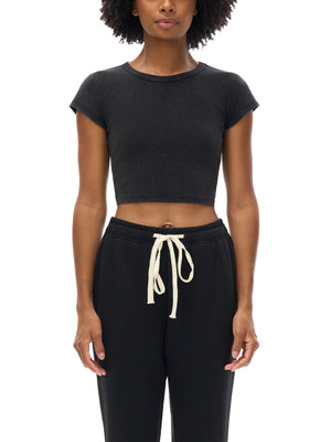 Snow Washed Crop Top