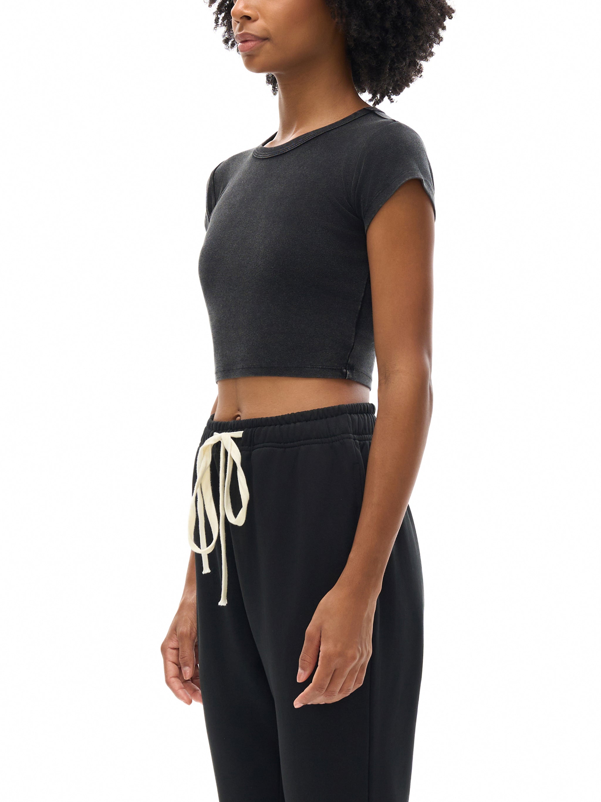 Snow Washed Crop Top