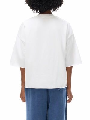 French Terry Raw Edge T-Shirt