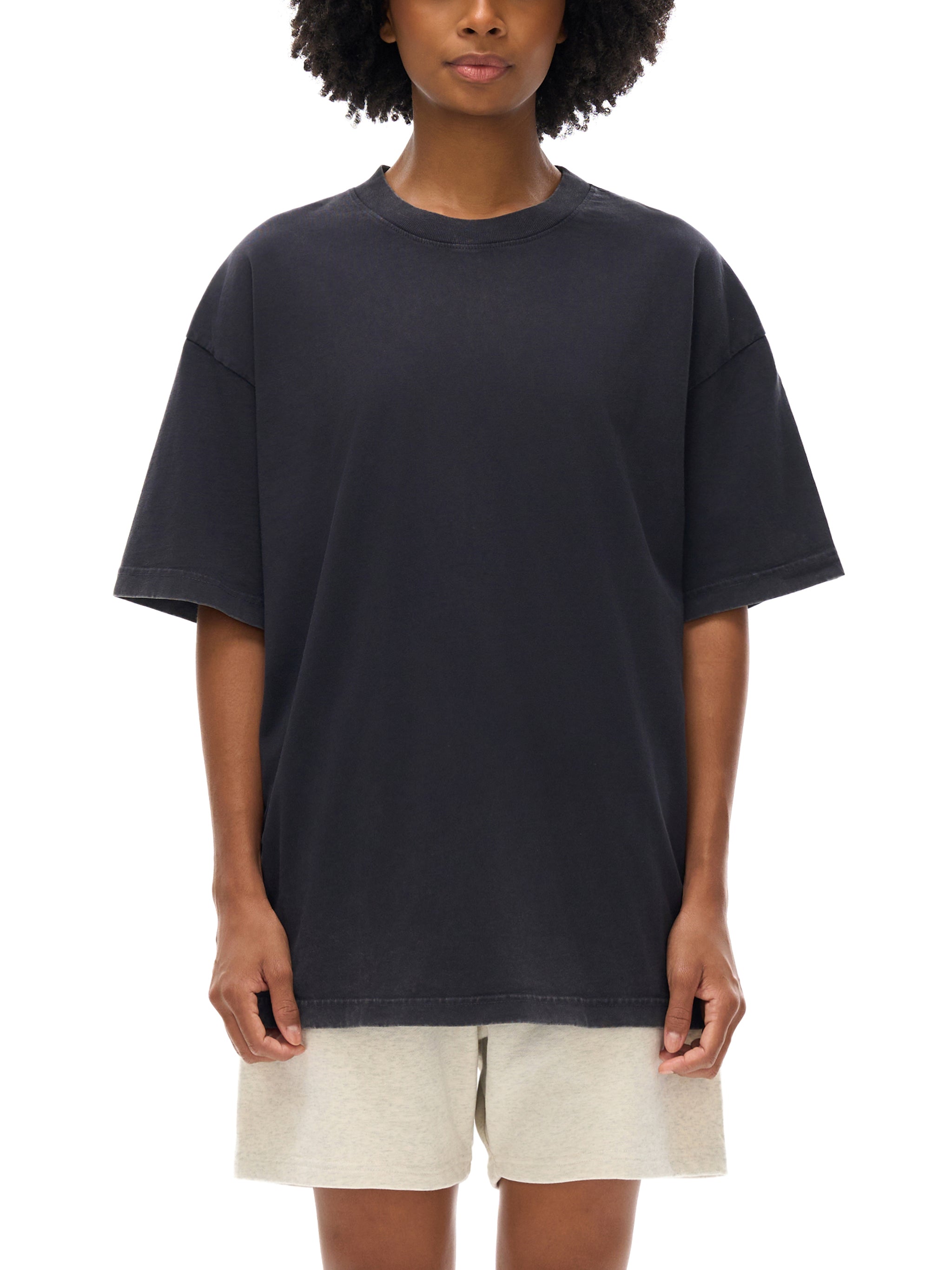 Reverse Dyed Loose Cotton T-Shirt