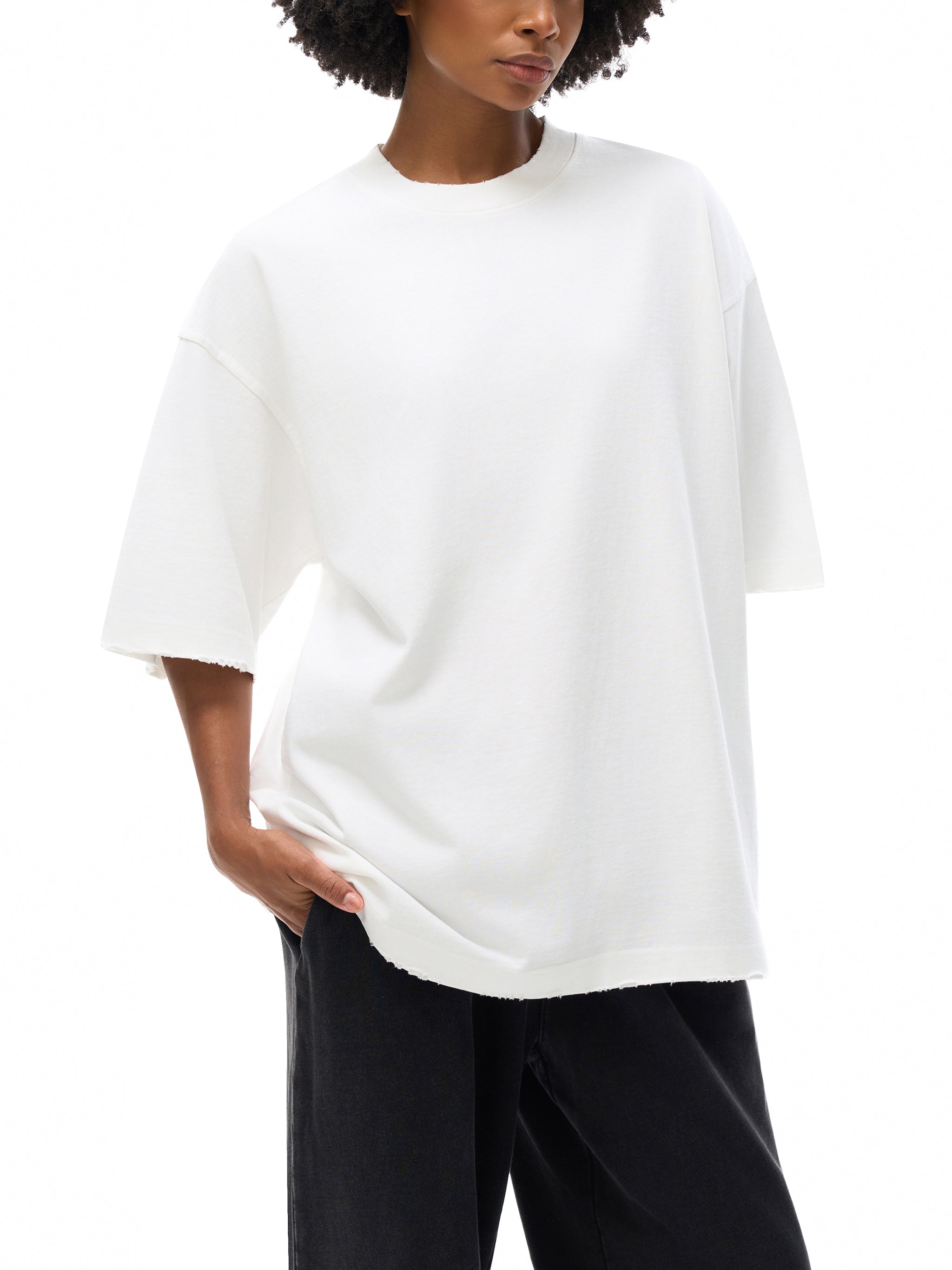 Heavyweight Hand-frayed T-Shirt