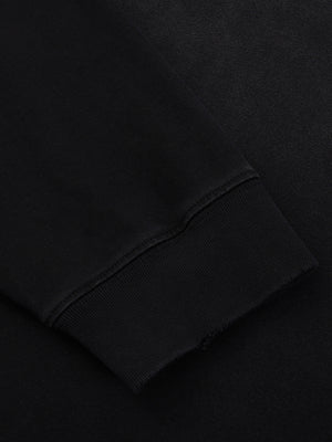 Snow Wash Raw Edge Cotton T-Shirt