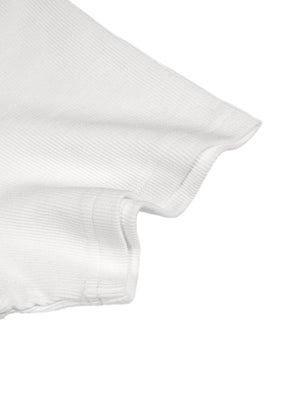 Men's Bodycon Ribbed Crop Top