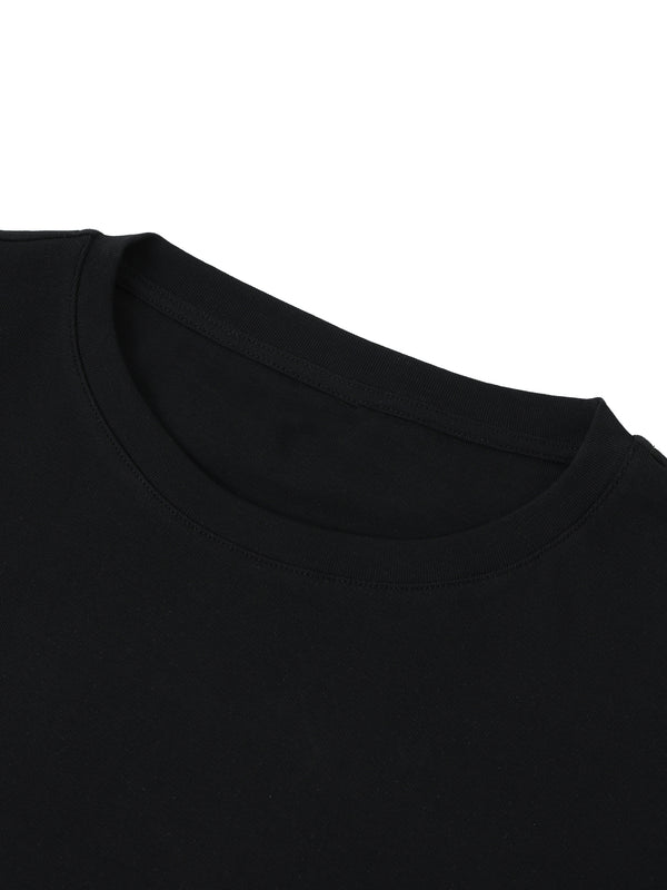 Lightweight Cocoon Shape Short Sleeve Top