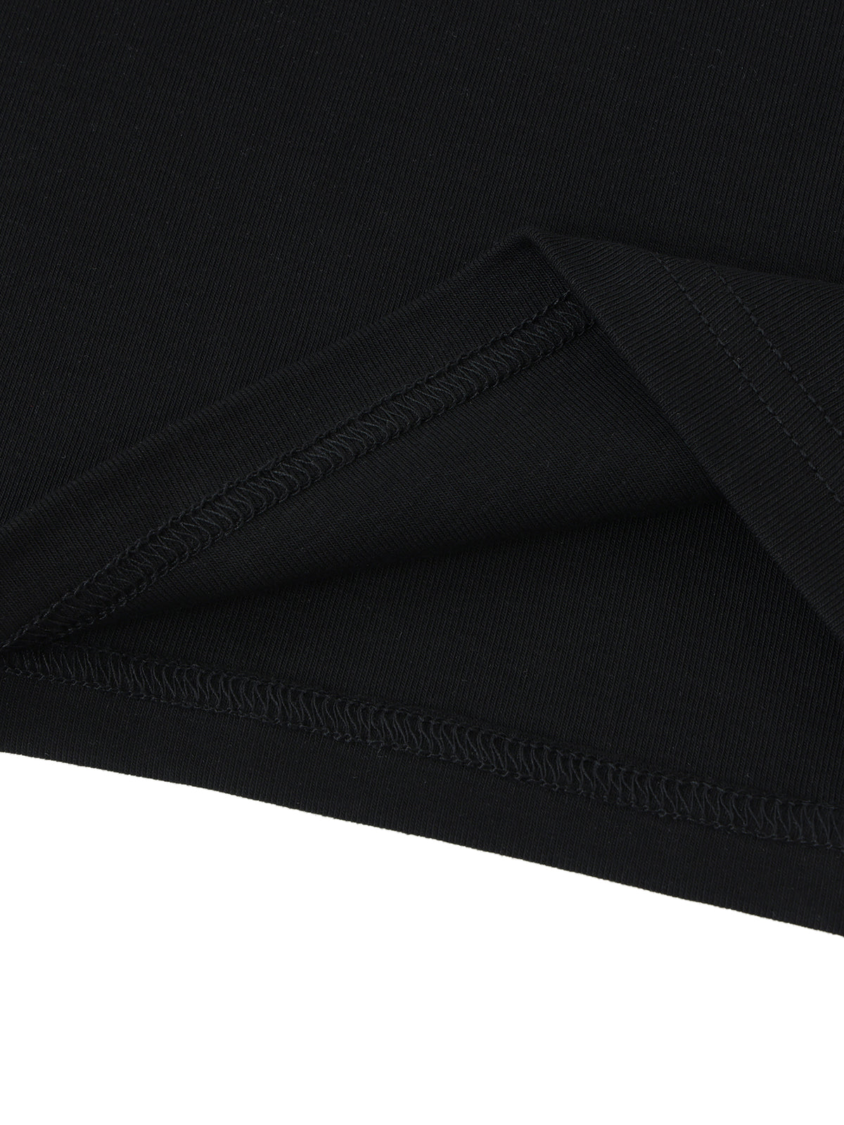 Lightweight Cocoon Shape Short Sleeve Top