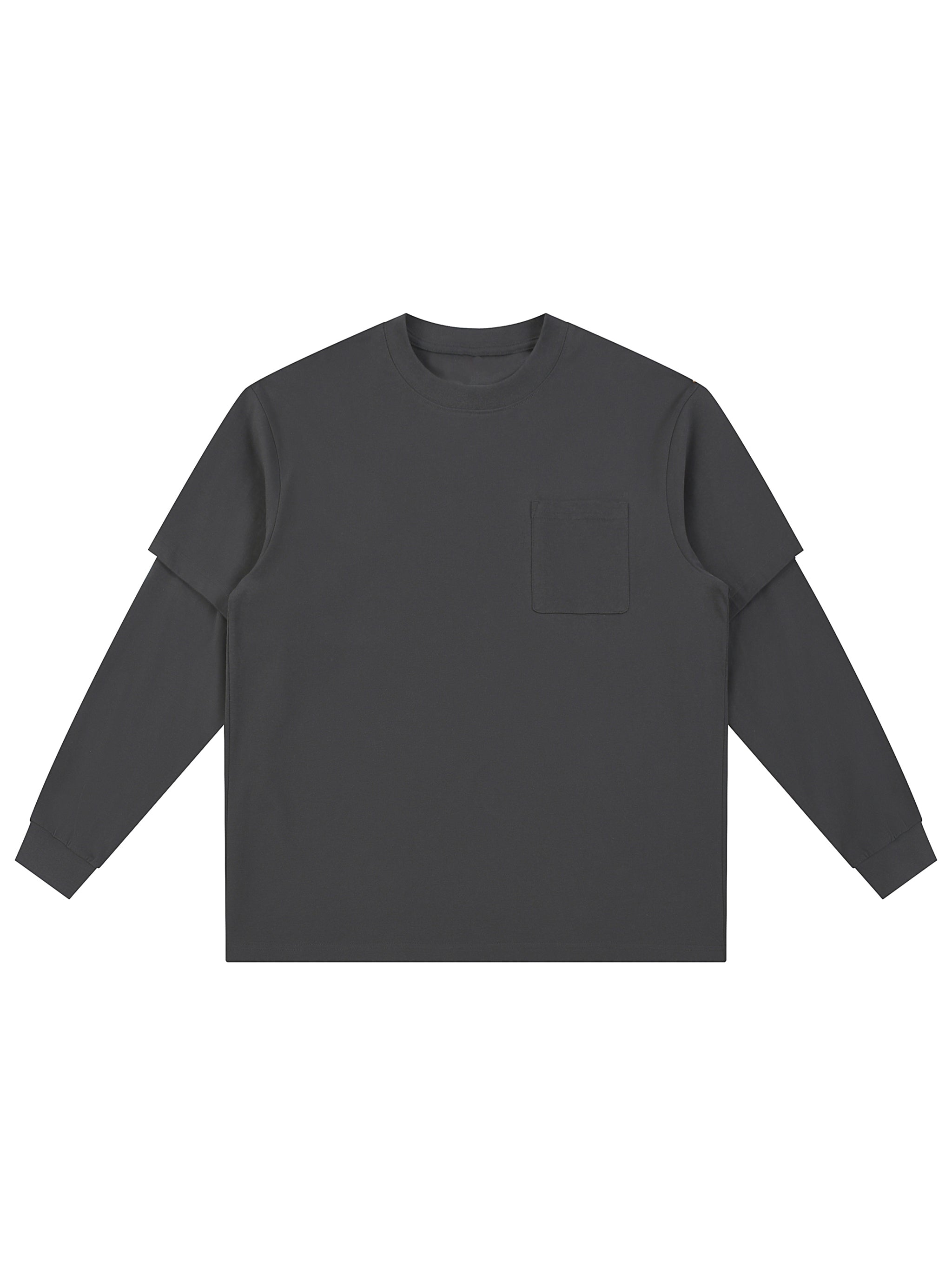 Layered Long Sleeve Oversized Tee
