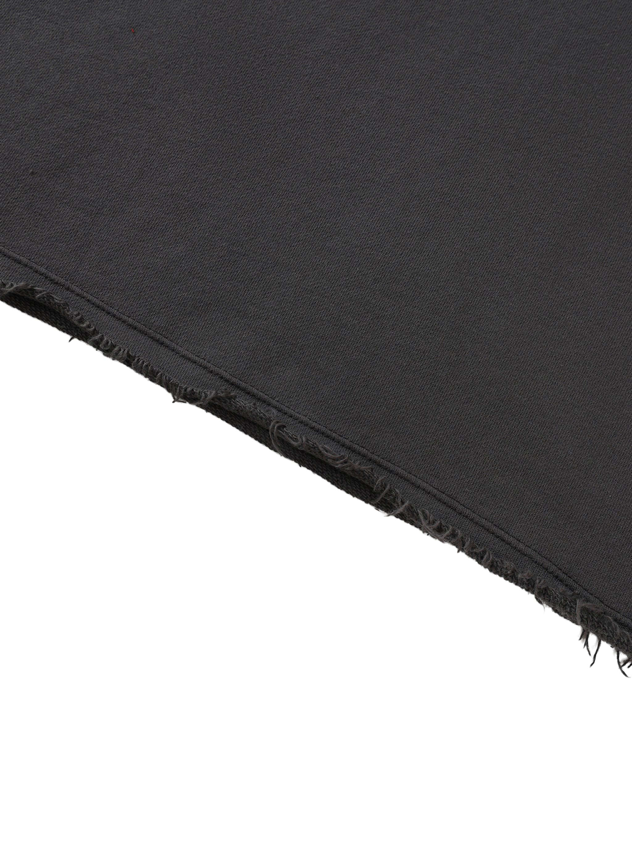 Washed Rolled Hem Half Sleeve T-Shirt