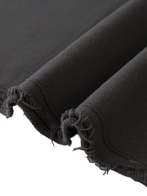 Washed Rolled Hem Half Sleeve T-Shirt