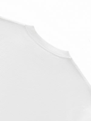 Layered Contrast Sleeve Cotton T-Shirt