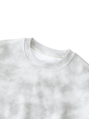 Dirty Washed Boxy Fleeced Sweatshirt
