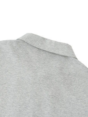 Half-Zip Cotton Polo Shirt