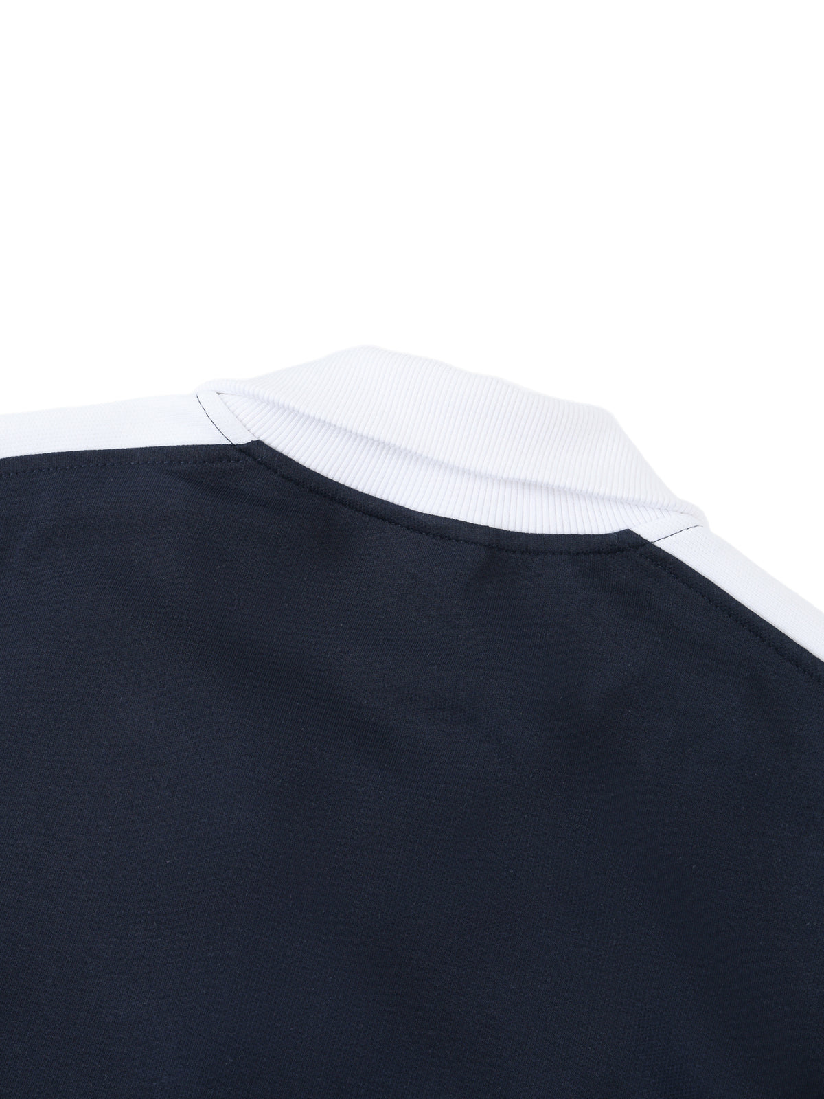 Contrast Trim Stand Collar Jacket