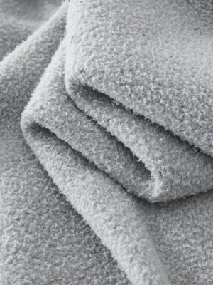 Frayed Enzyme Washed Fleece Hoodie