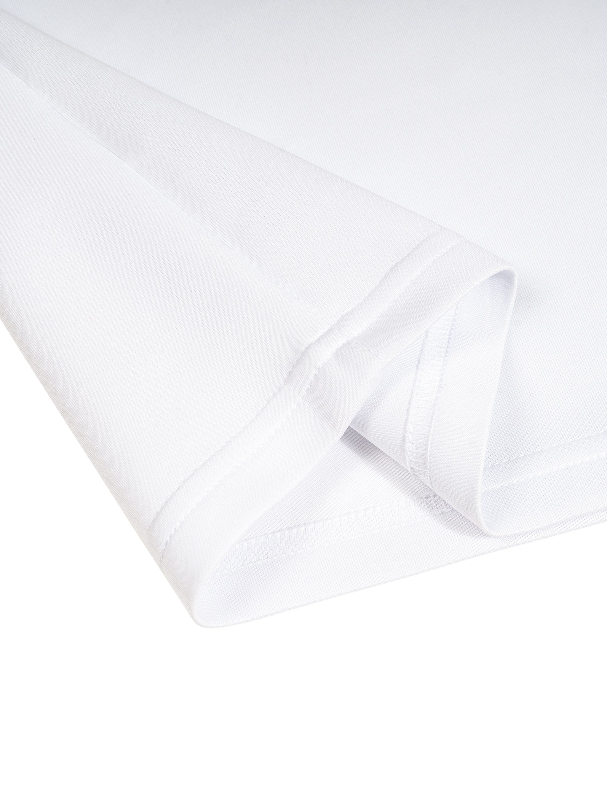 Contrast Lapel Collar Boxy T-Shirt