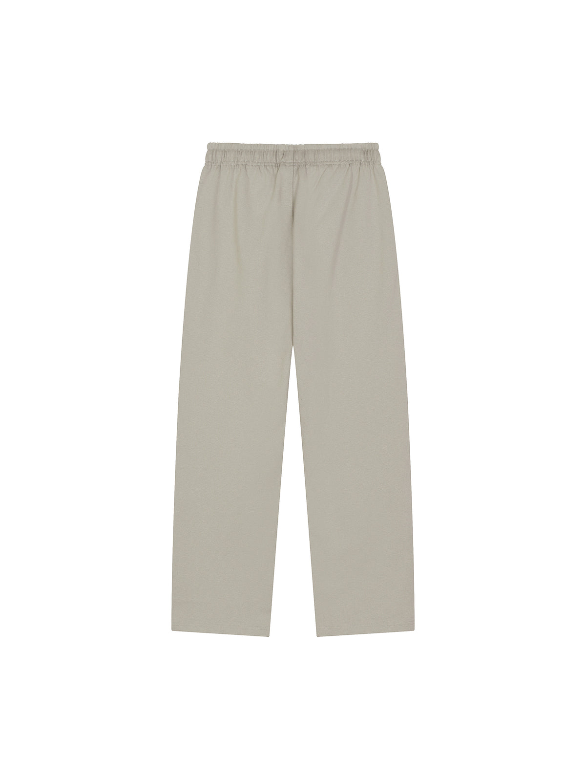 Solid Color Straight-Leg Sweatpants