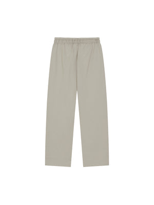 Solid Color Straight-Leg Sweatpants