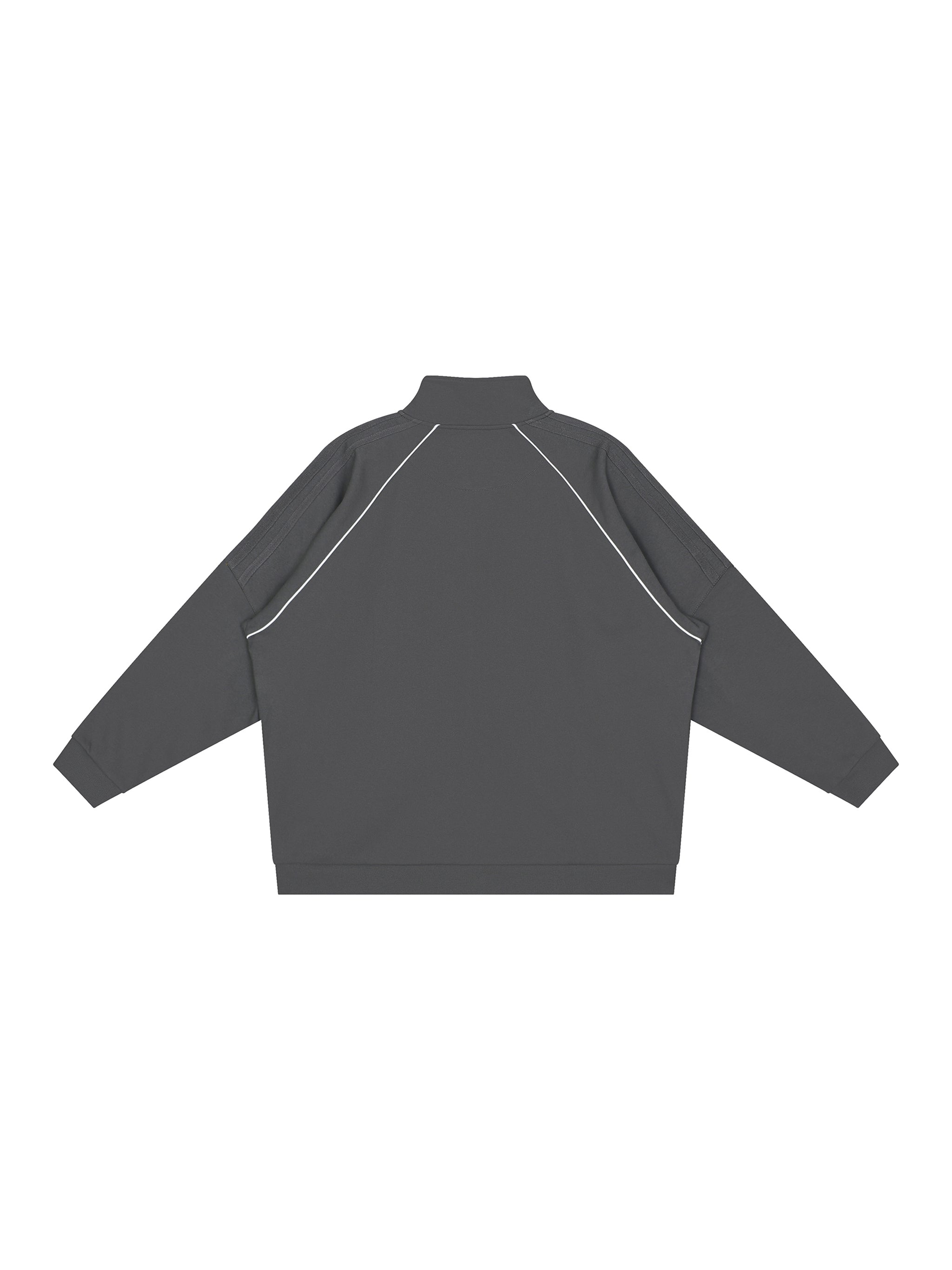 Reflection Striped Raglan Sleeve  Jacket