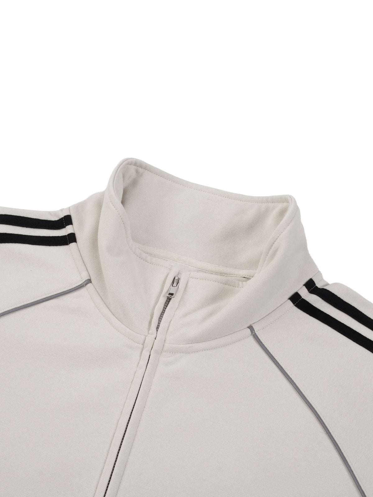 Reflection Striped Raglan Sleeve  Jacket