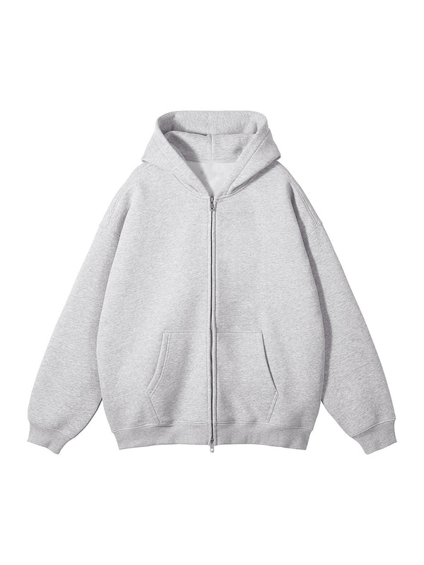 Essential Fleece Zip-Through Hoodie